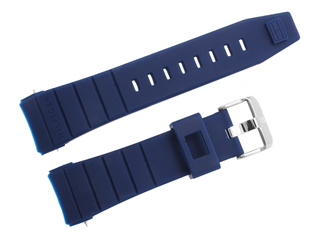 Pasek Tommy Hilfiger 1791250 Granatowy Profilowany.